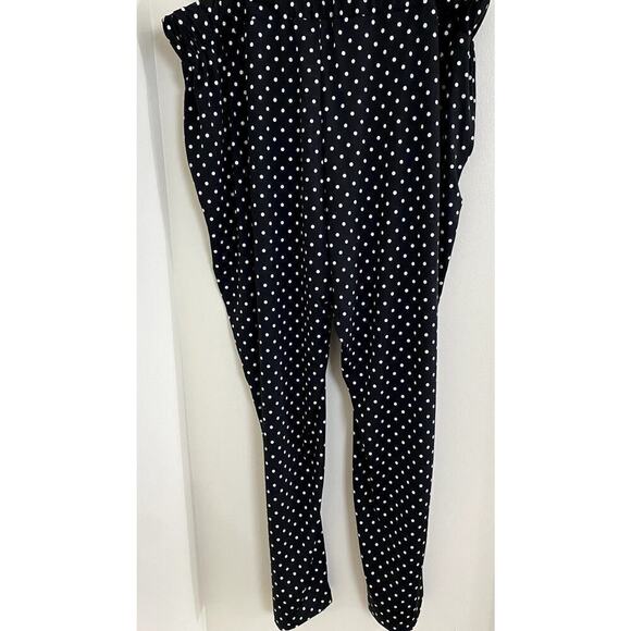 Robert Louis Black/White Polka Dots Pajama Pants - Size 3X - Picture 3 of 5